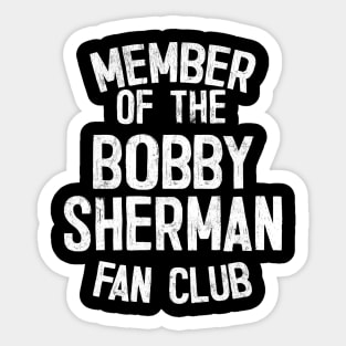 Bobby Sherman Fan Club Sticker